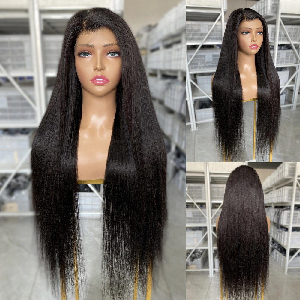 30inch Virgin Hair HD Lace 13x6 Lace Frontal Wig Straight Hair Wigs